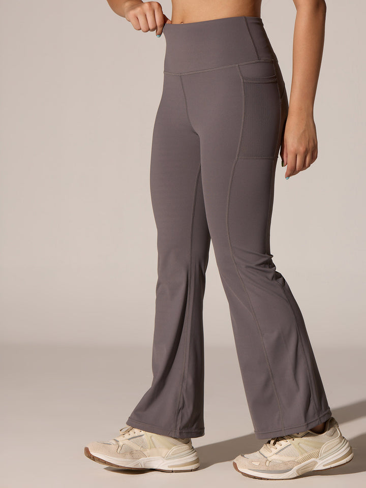 Grey All-Day Flex Flare Pants