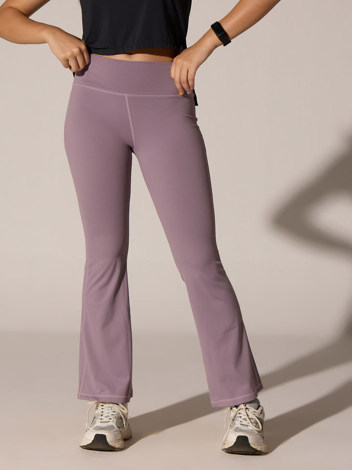 Light Mauve Grip-It Flare Pants