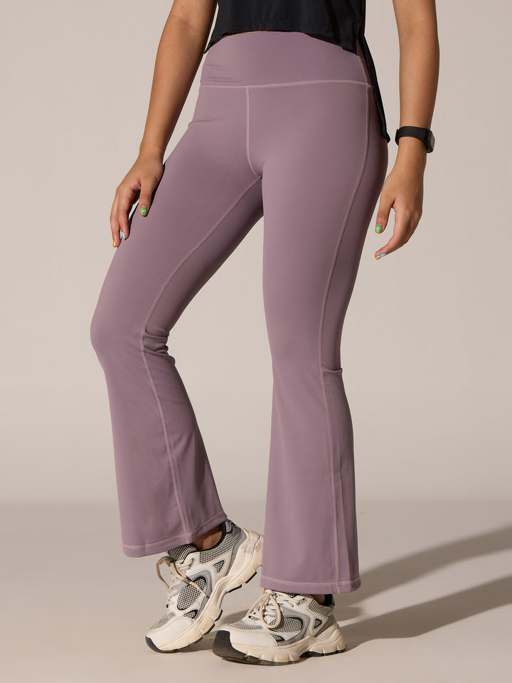 Light Mauve Grip-It Flare Pants