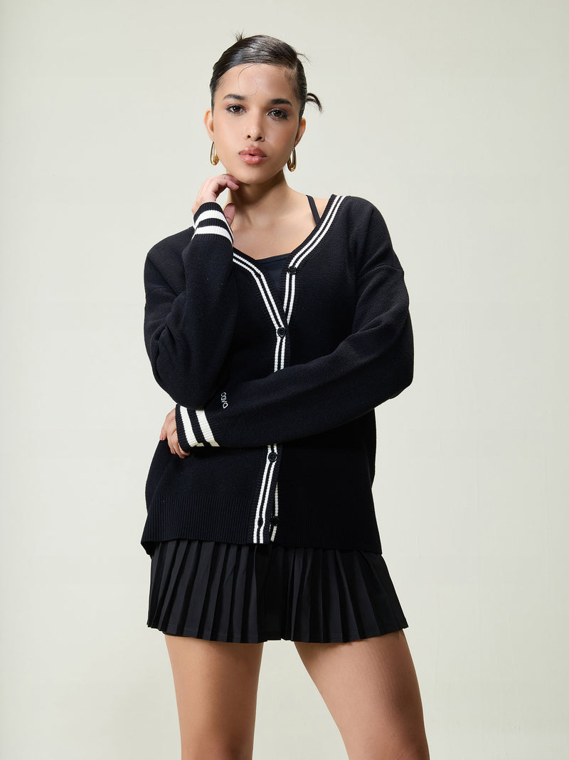 Black Club Cardigan