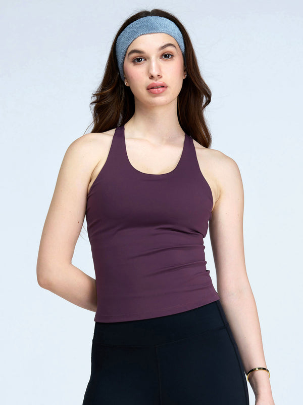 Wine Racerback Tank