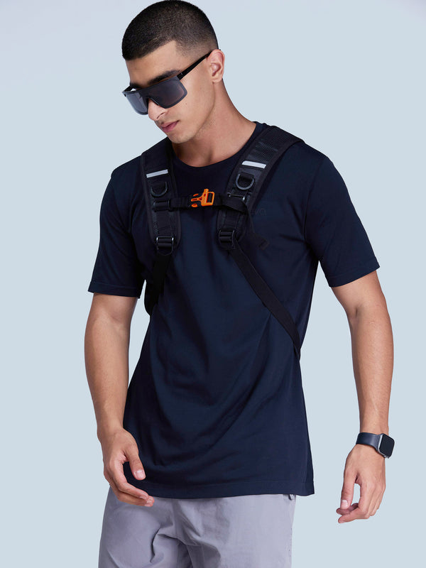 Black Pulse Seamless Tee