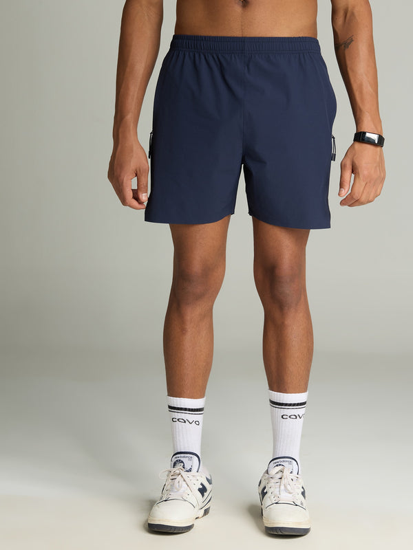 Navy Train-in shorts