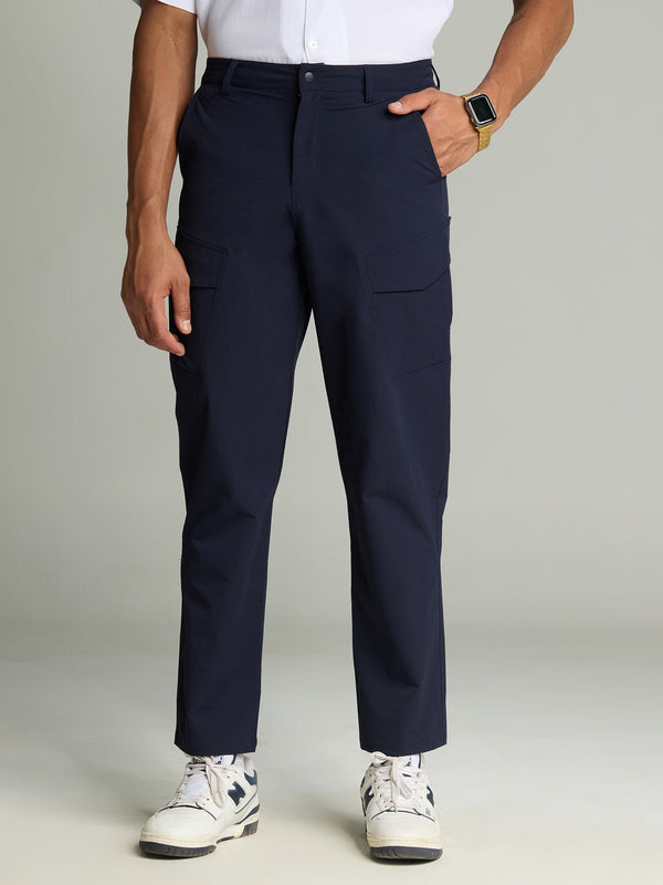 Navy Stride Cargo Pants