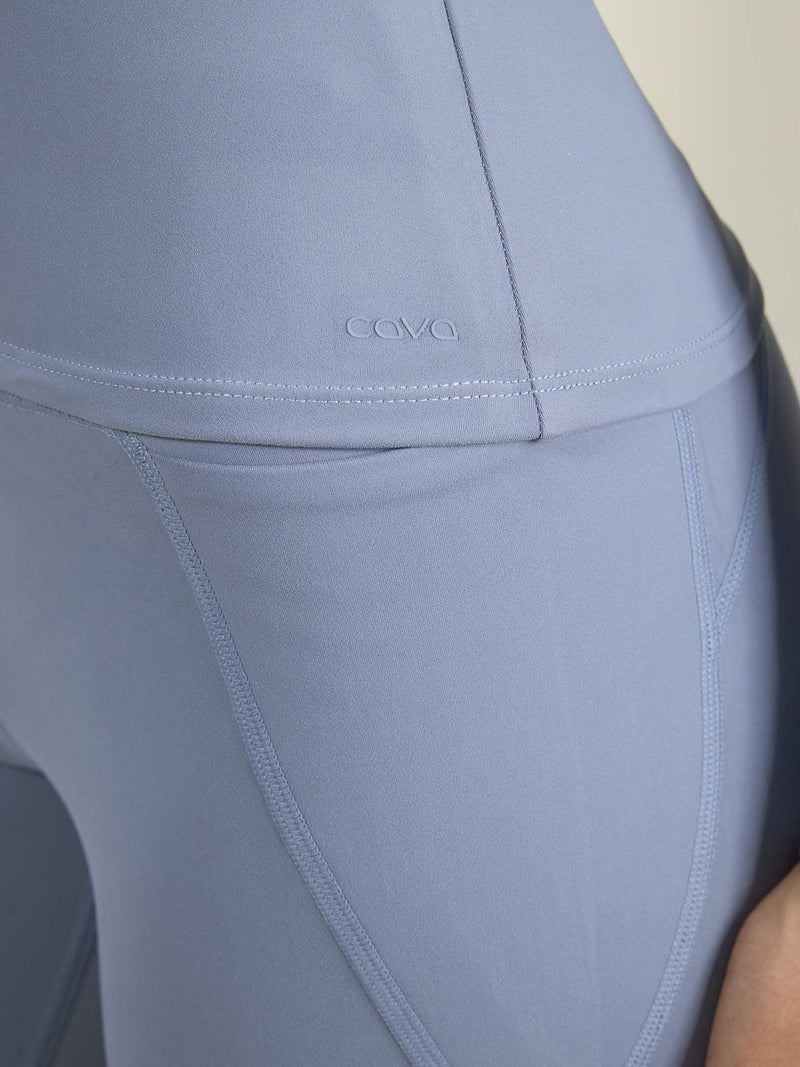 Storm Blue Sculpt Scoop Top