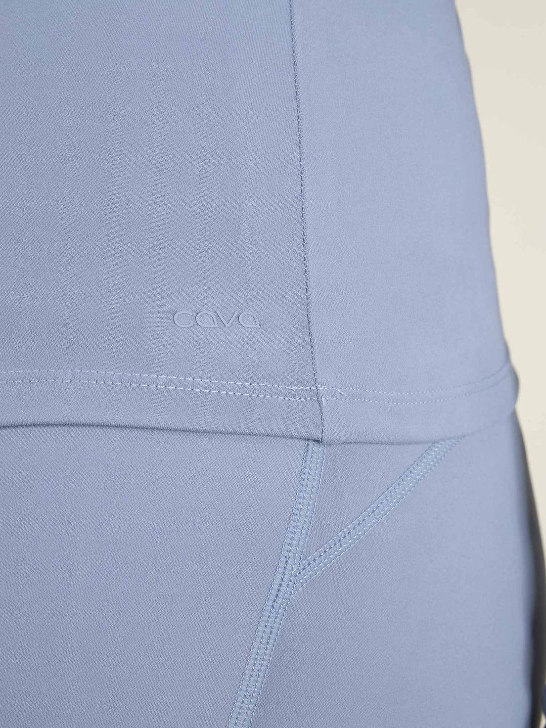 Storm Blue Sculpt Crew Top