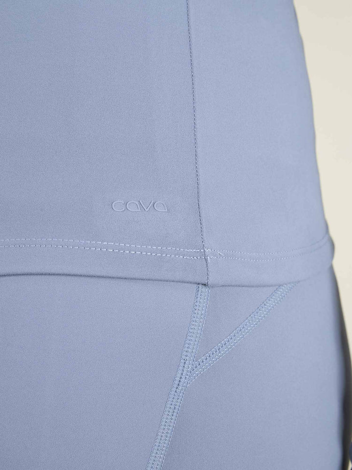 Storm Blue Sculpt Crew Top