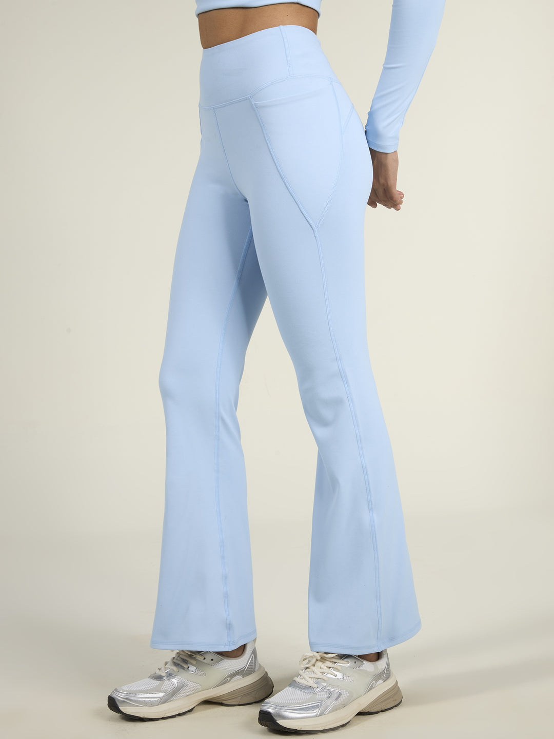 Ice Blue Sculpt Bootcut Leggings