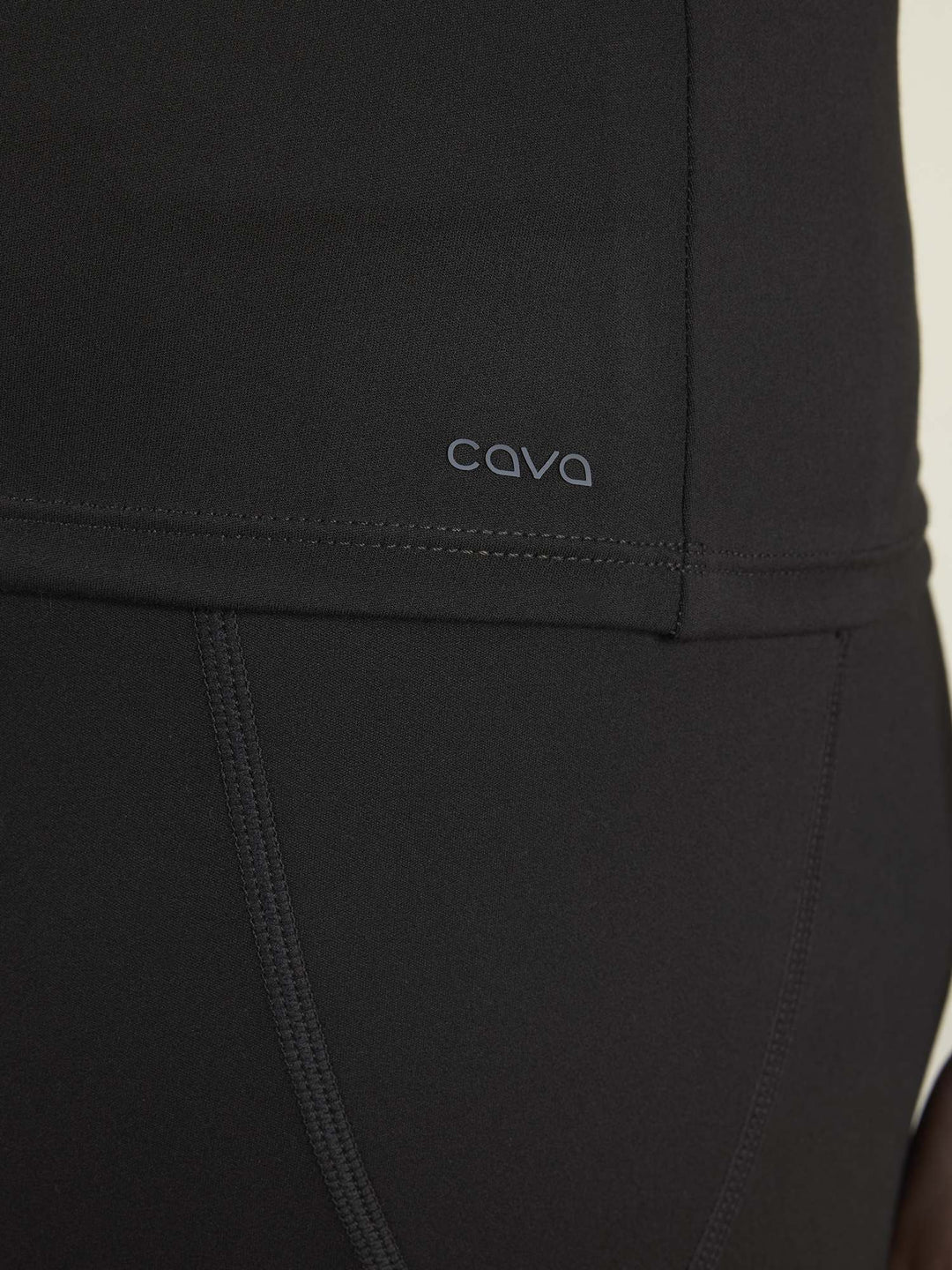 Black Sculpt Scoop Top