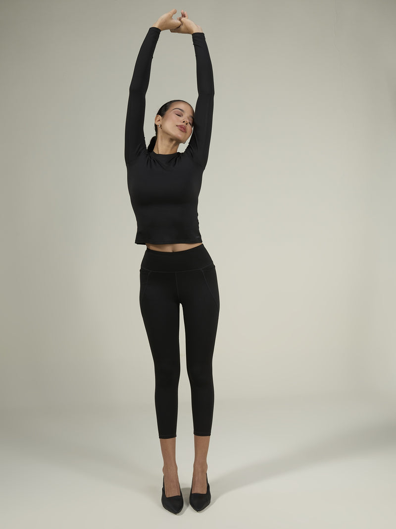 Basic Sculpt Crew Tops - Pack of 2