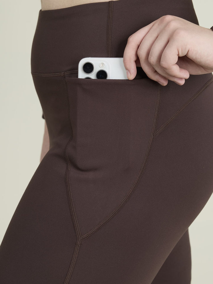 Brown Sculpt Bootcut Leggings