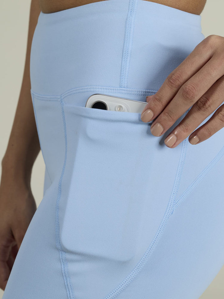 Ice Blue Sculpt Booty Shorts