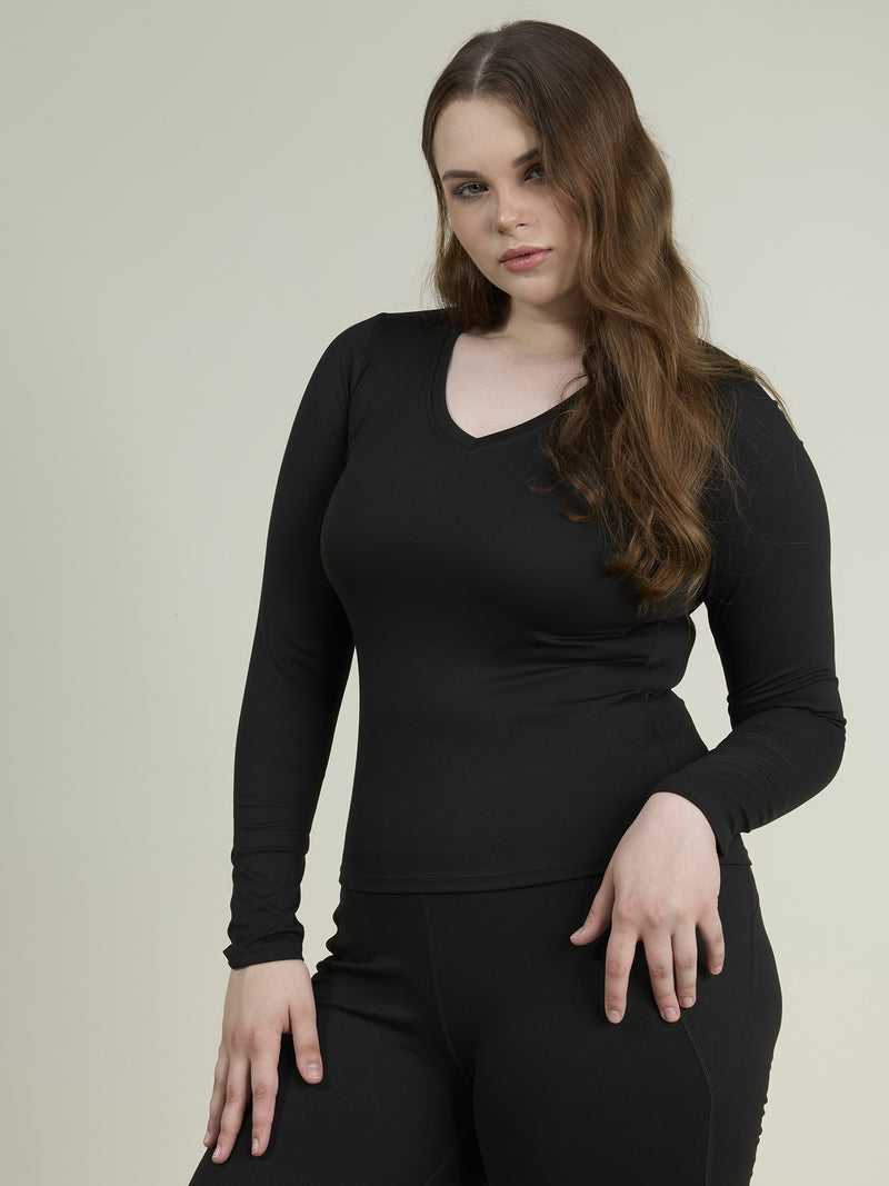 Essential Sculpt V-Neck Tops - Pack of 3