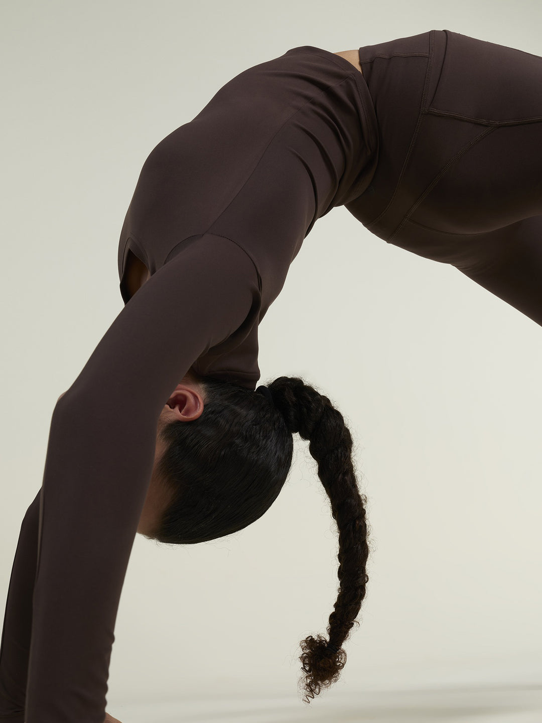 Brown Sculpt Scoop Top