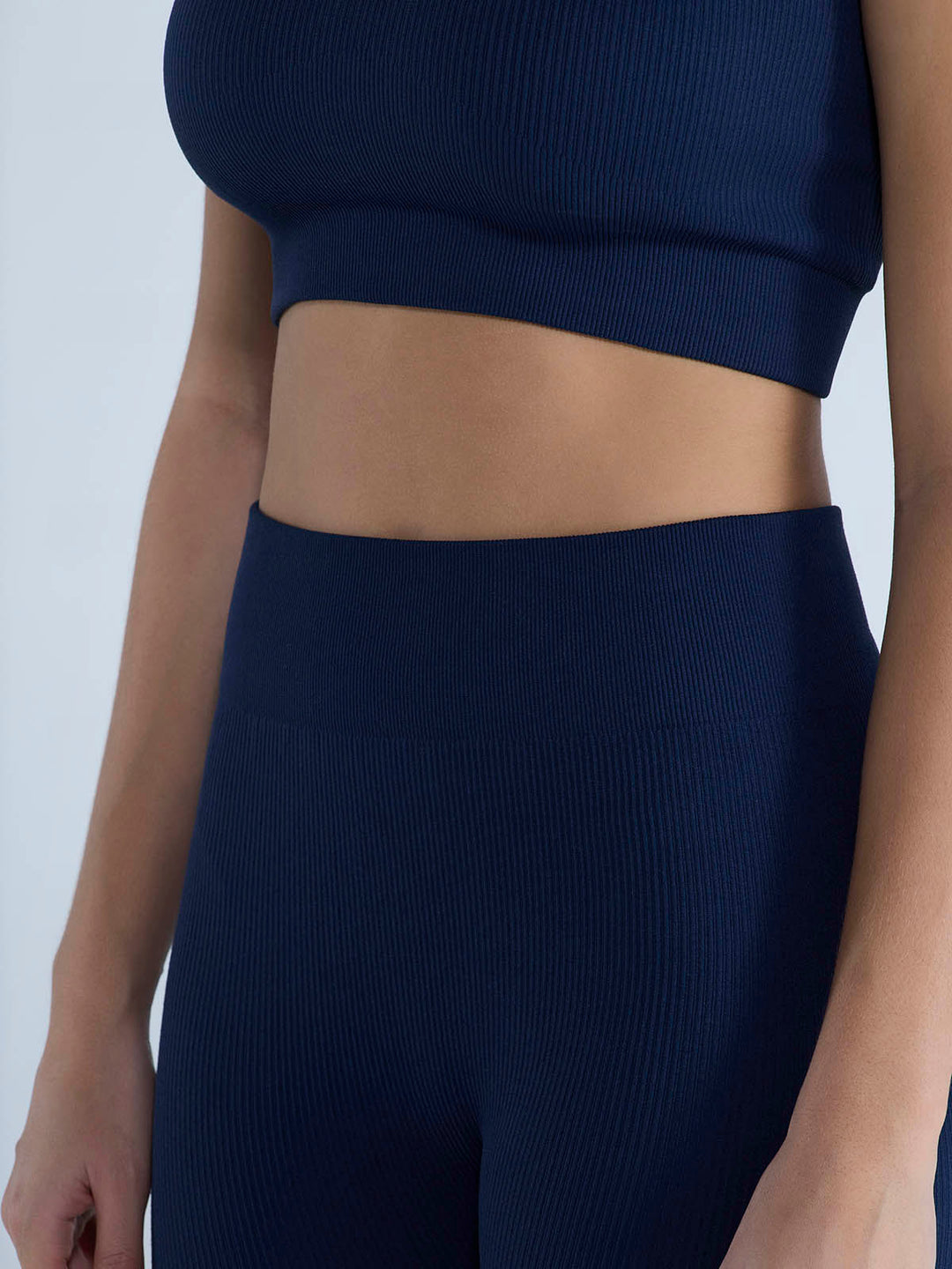 Navy Seamless Cinched Leggings