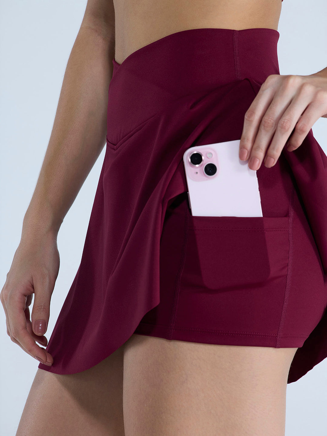 Cherry Hourglass Swirl Skorts