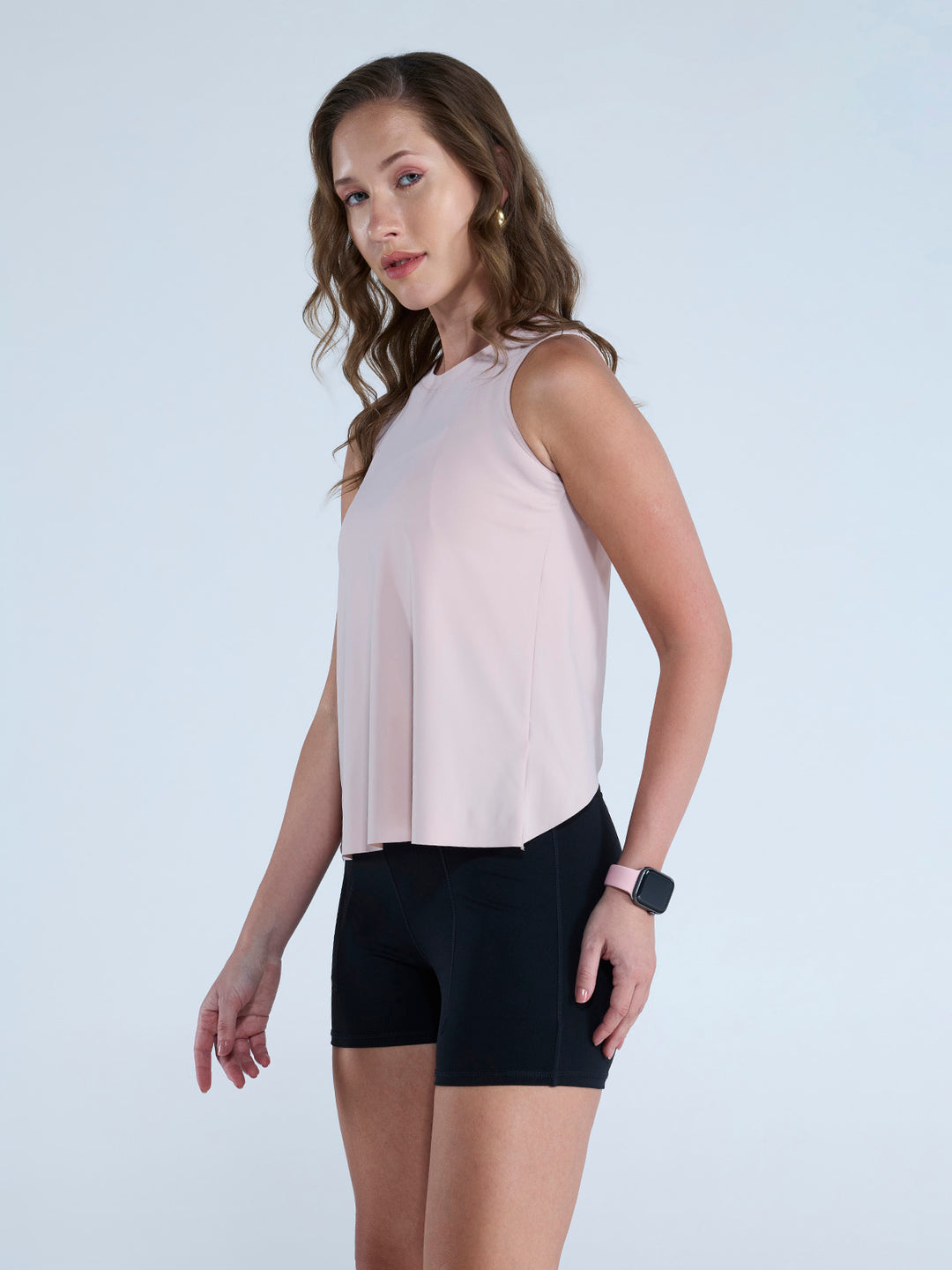 Blush Pink Overlap Tank