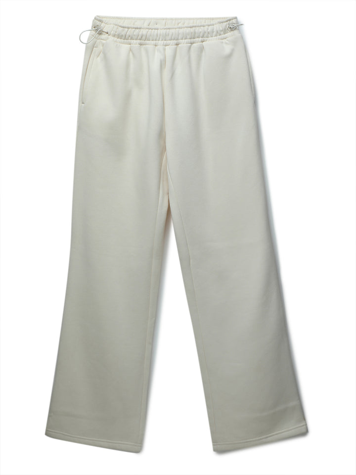 Ivory Relaxed Wide Leg Pants