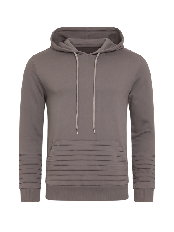 Charcoal Pinstripe Hoodie