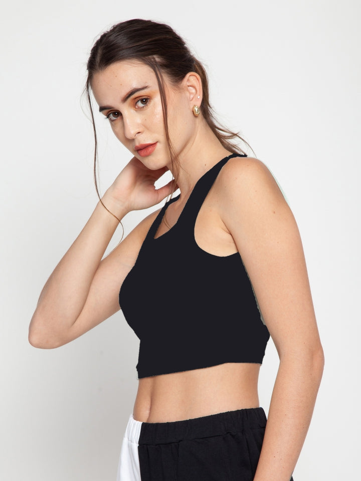 Black Criss-Cross Brami Top