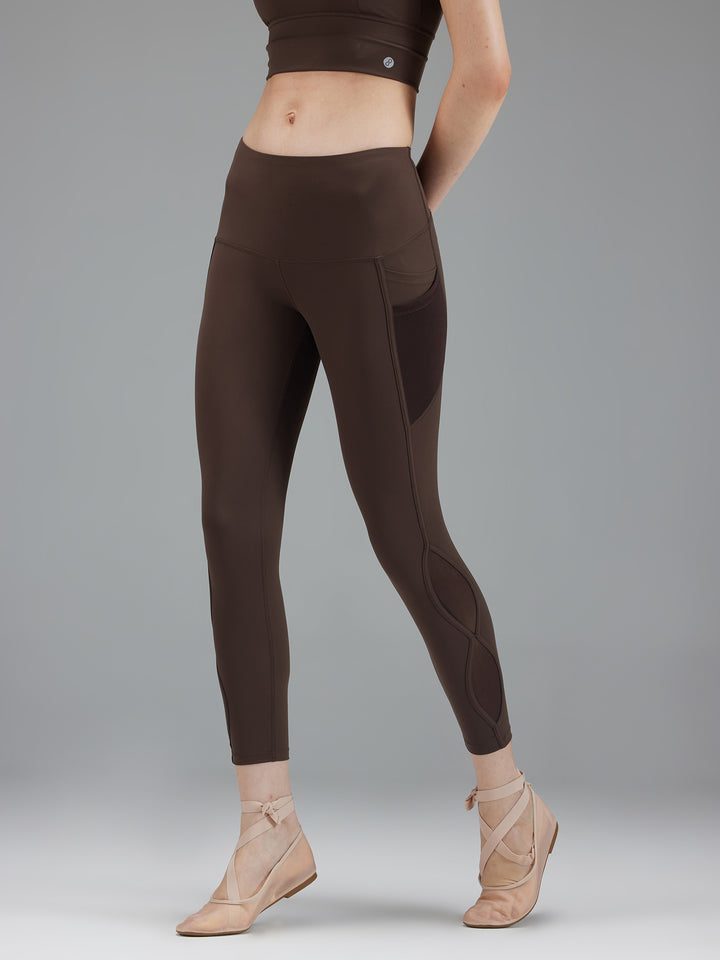 Brown MeshFit Leggings