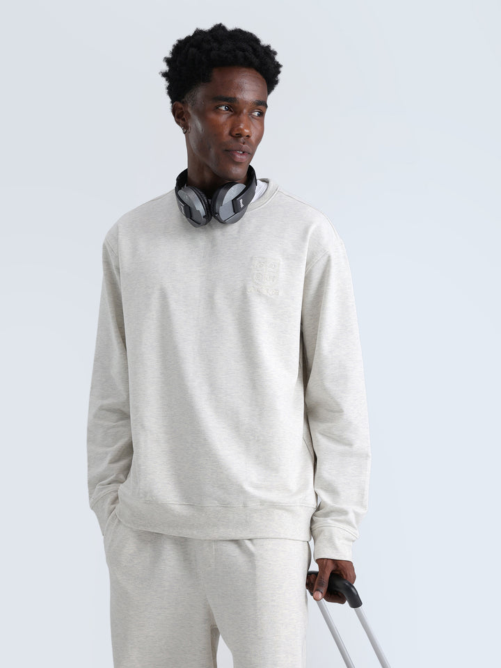 Grey Melange Everywear Sweatshirt