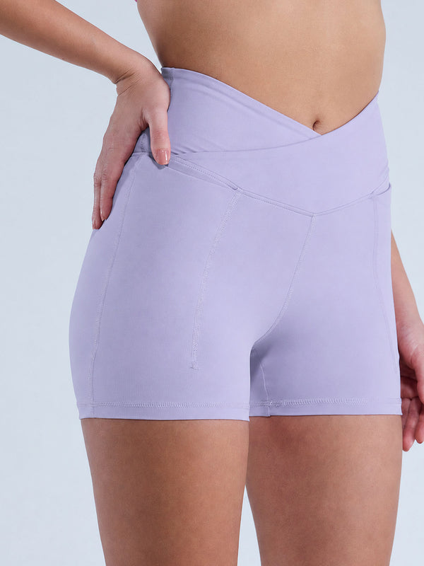 Lilac Hourglass Booty Shorts