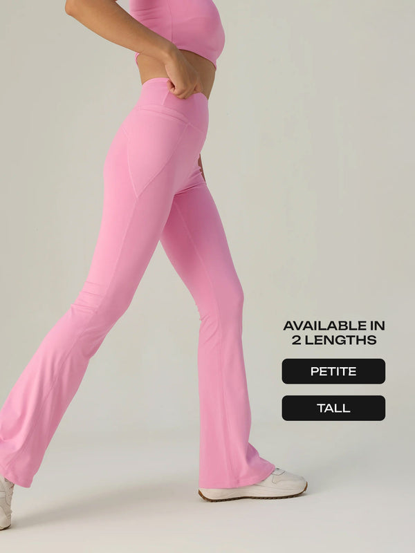 Pink Sculpt Bootcut Leggings