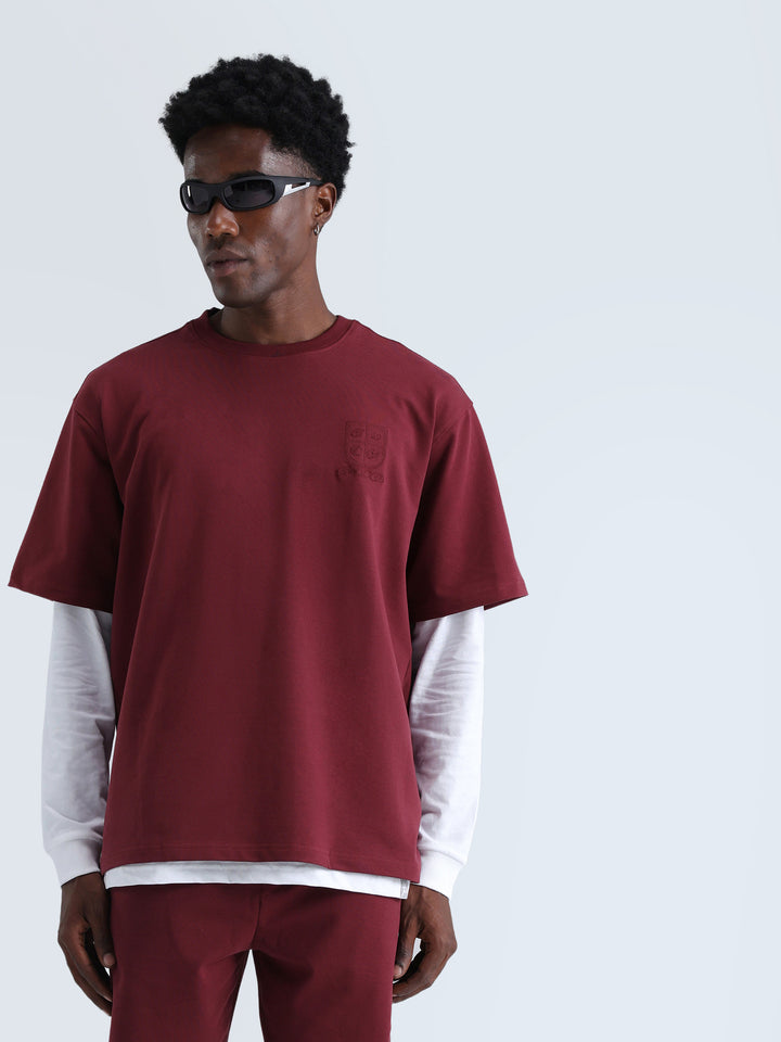 Maroon Everywear Leisure Tee