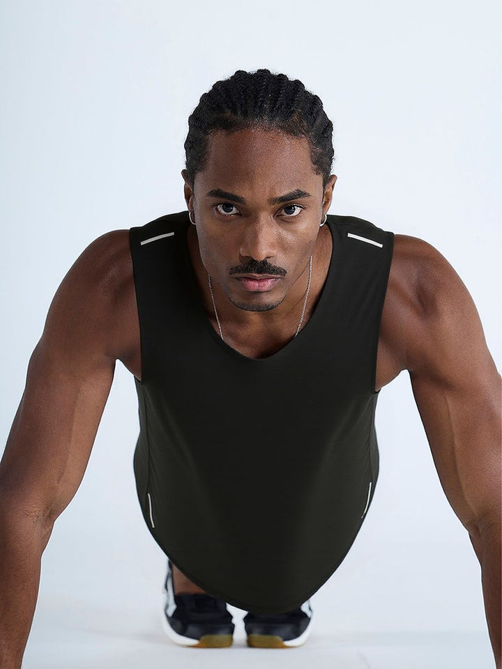 Black Ozone Sleeveless Tank