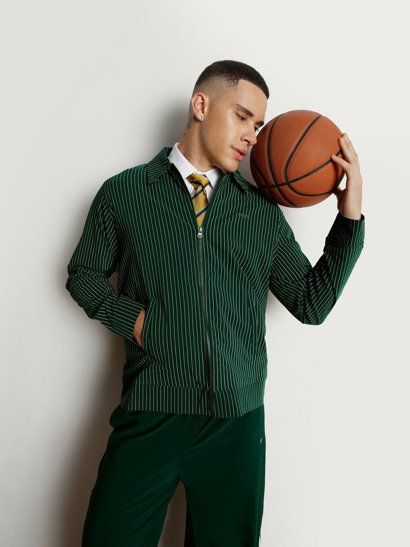 Pine Striped Shacket