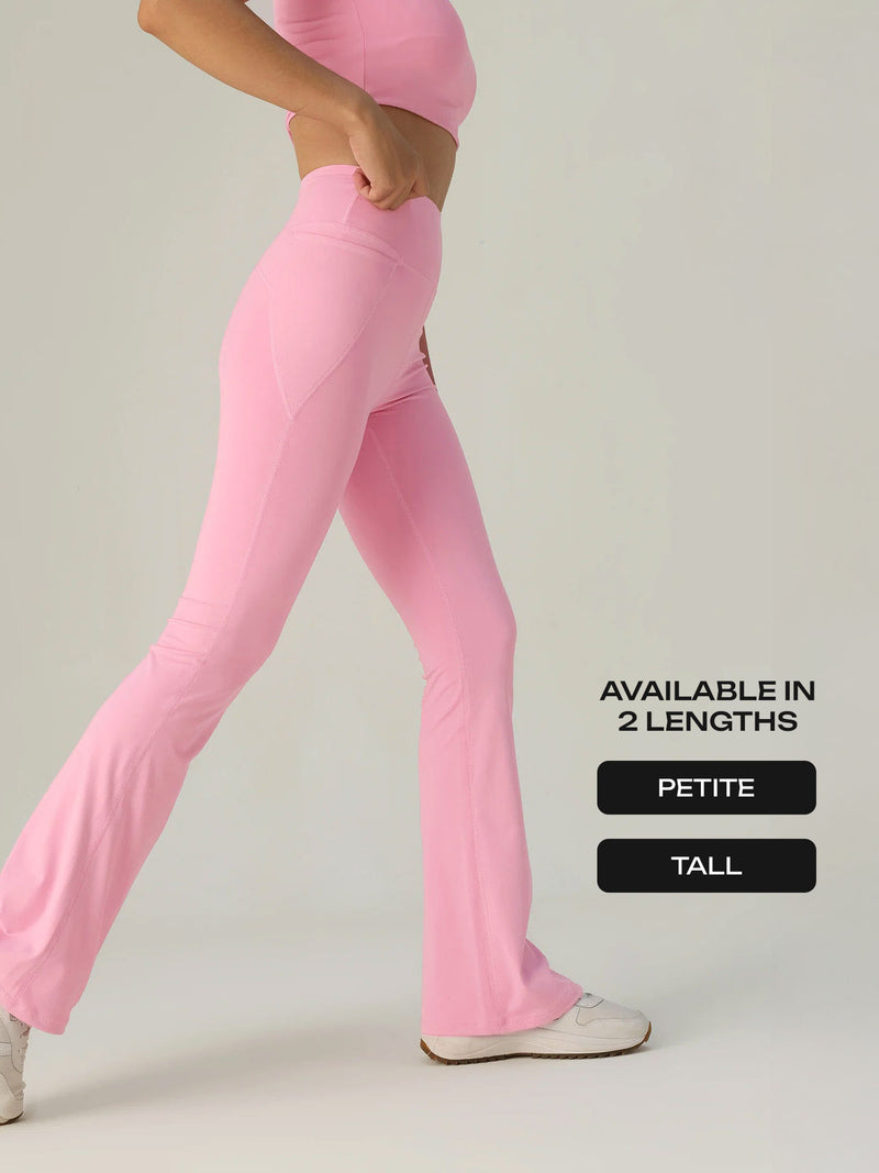 Pink Sculpt Bootcut Leggings