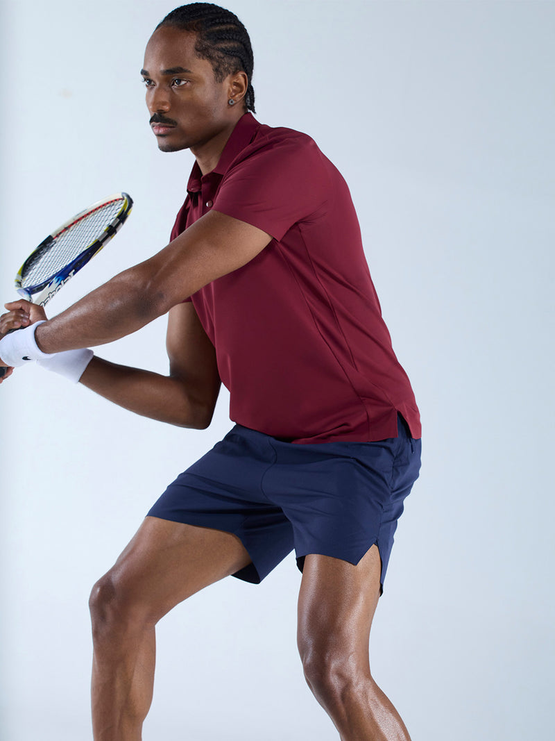 Burgundy Ace Bond Polo