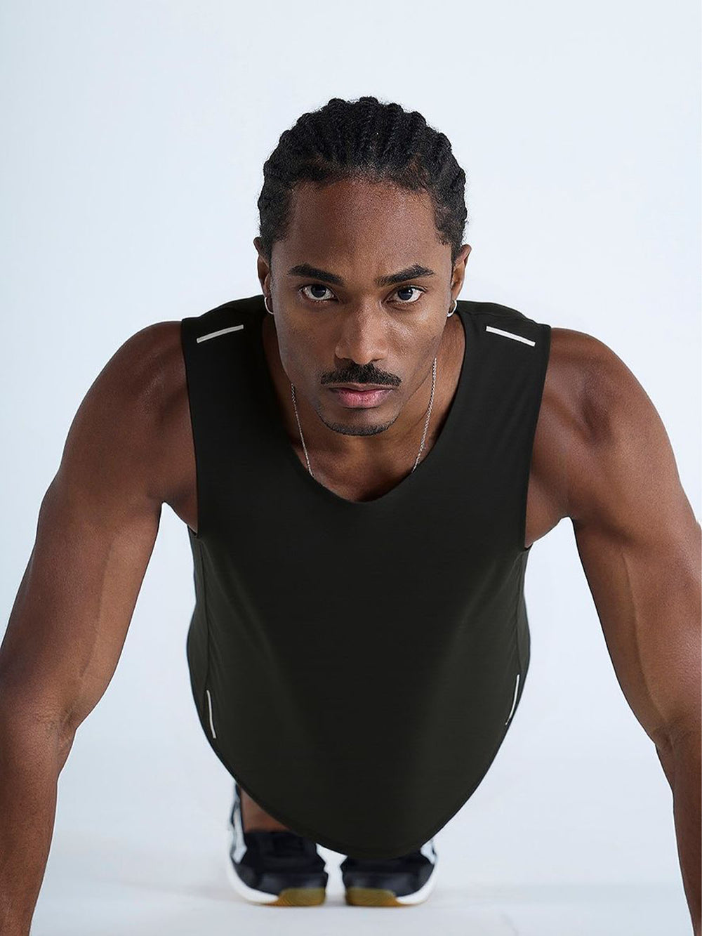 Black Ozone Sleeveless Tank