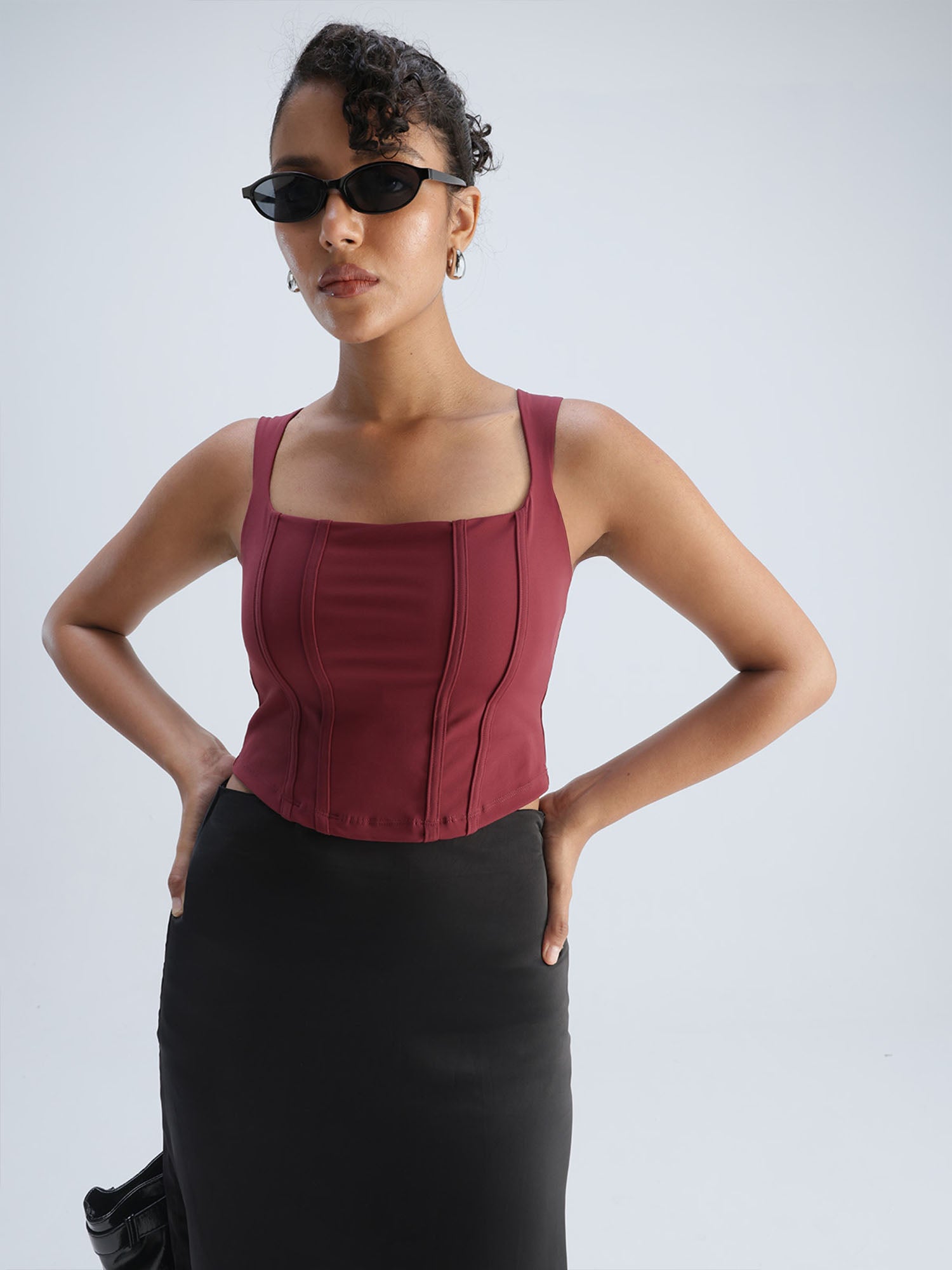 Cherry Club Corset Top – CAVA Athleisure Pvt Ltd
