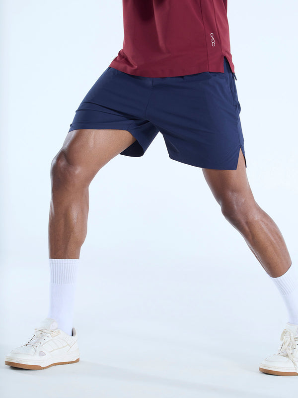 Navy 5" Train-In Shorts