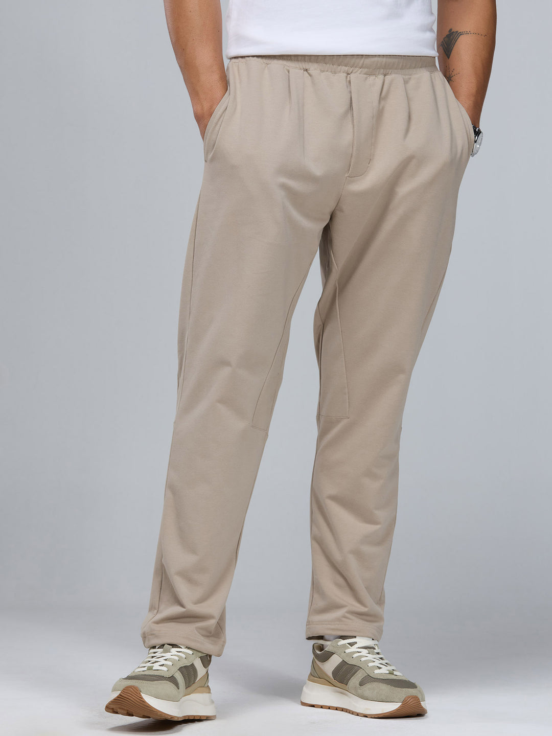 Light Beige Everywear Joggers