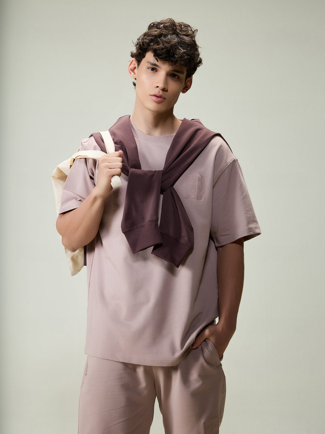 Dusty Pink Everywear Leisure Tee