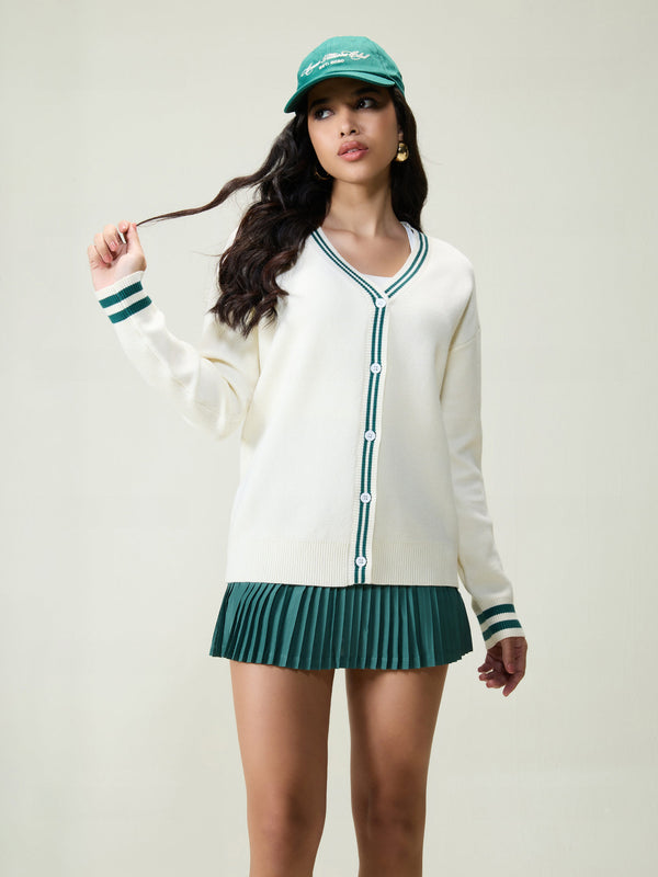 Cream Club Cardigan