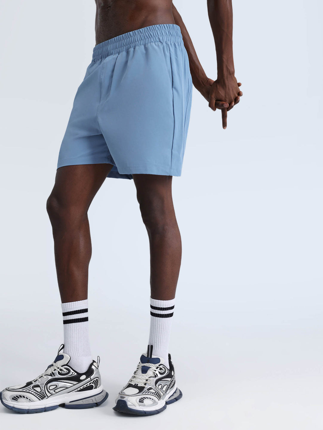 Blue 5" Pacer Shorts