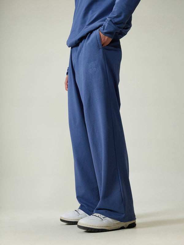 Blue Wide Leg Joggers