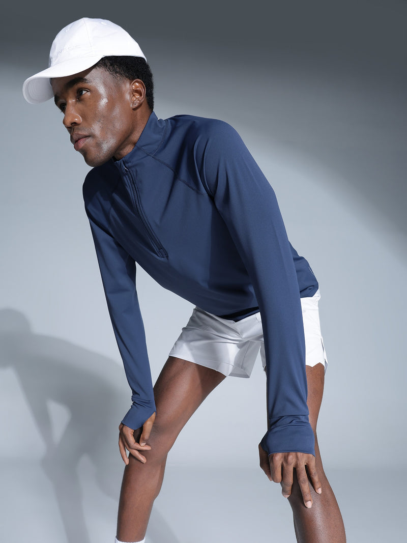 Navy Athletic Quarter-Zip