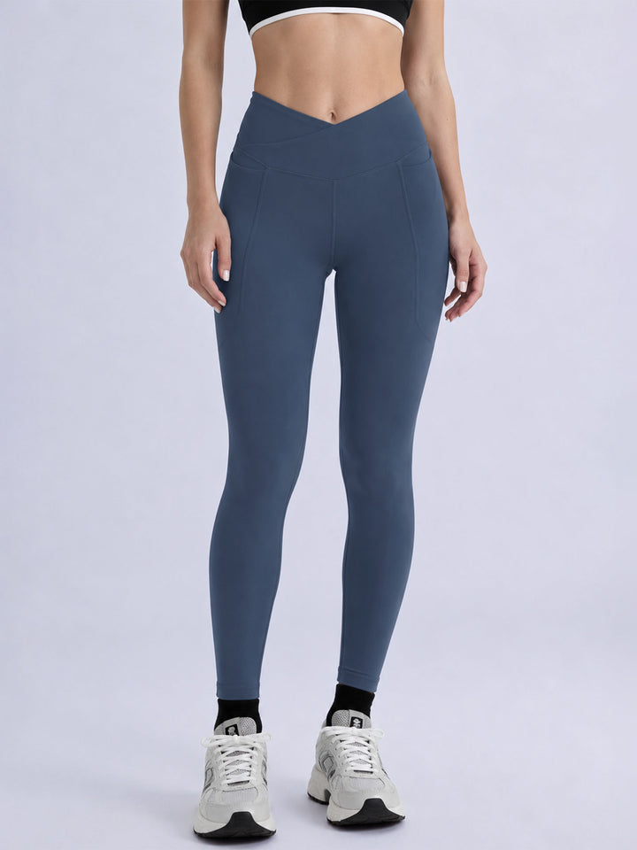 Steel Blue Hourglass Snug Leggings