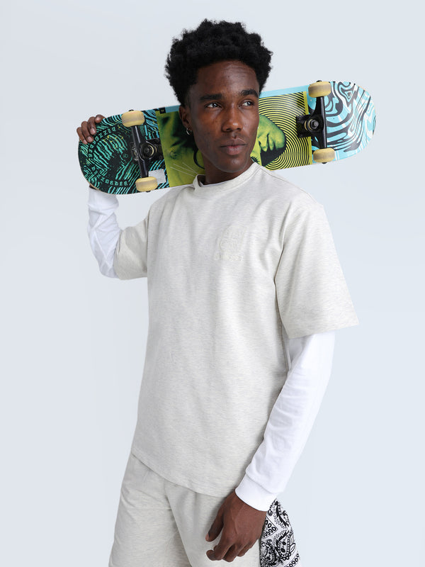 Grey Melange Everywear Leisure Tee