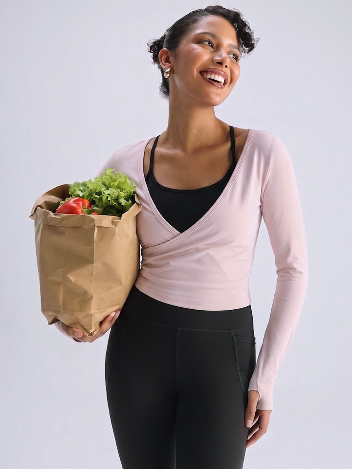 Blush ADPT™ Wrap Top