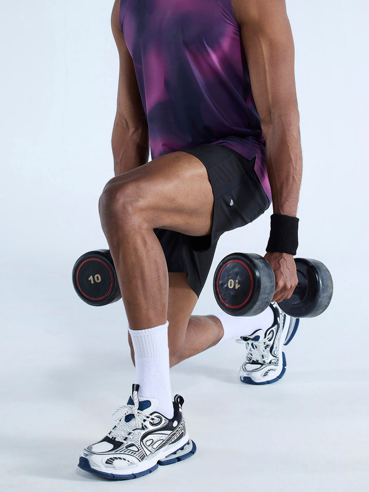 Black  5" Pacer Shorts