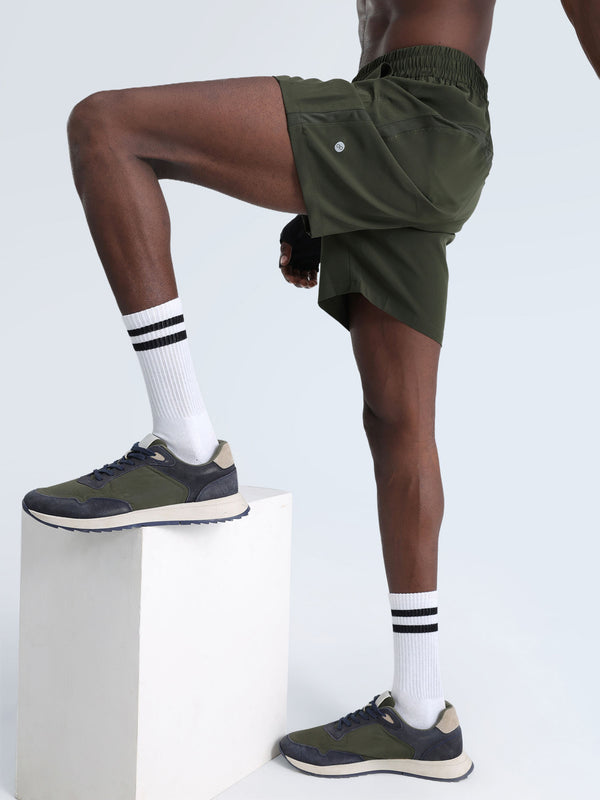 Olive 5" Pacer Shorts