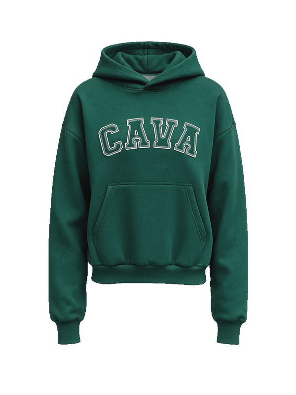 Dark Green Fleece Oversized Hoodie