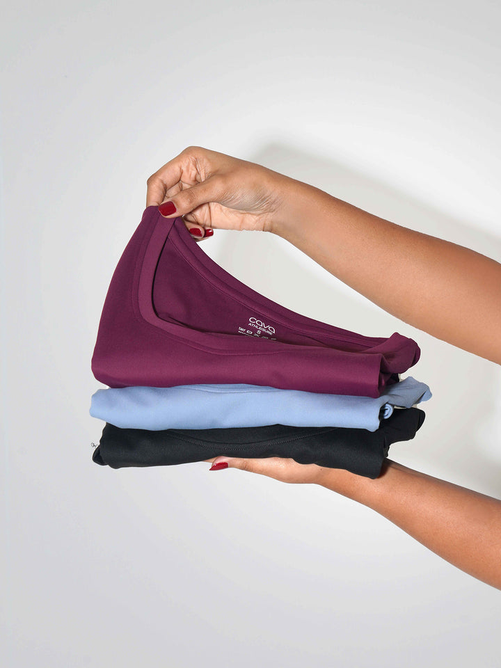 Essential Sculpt Scoop Tops - Pack of 3