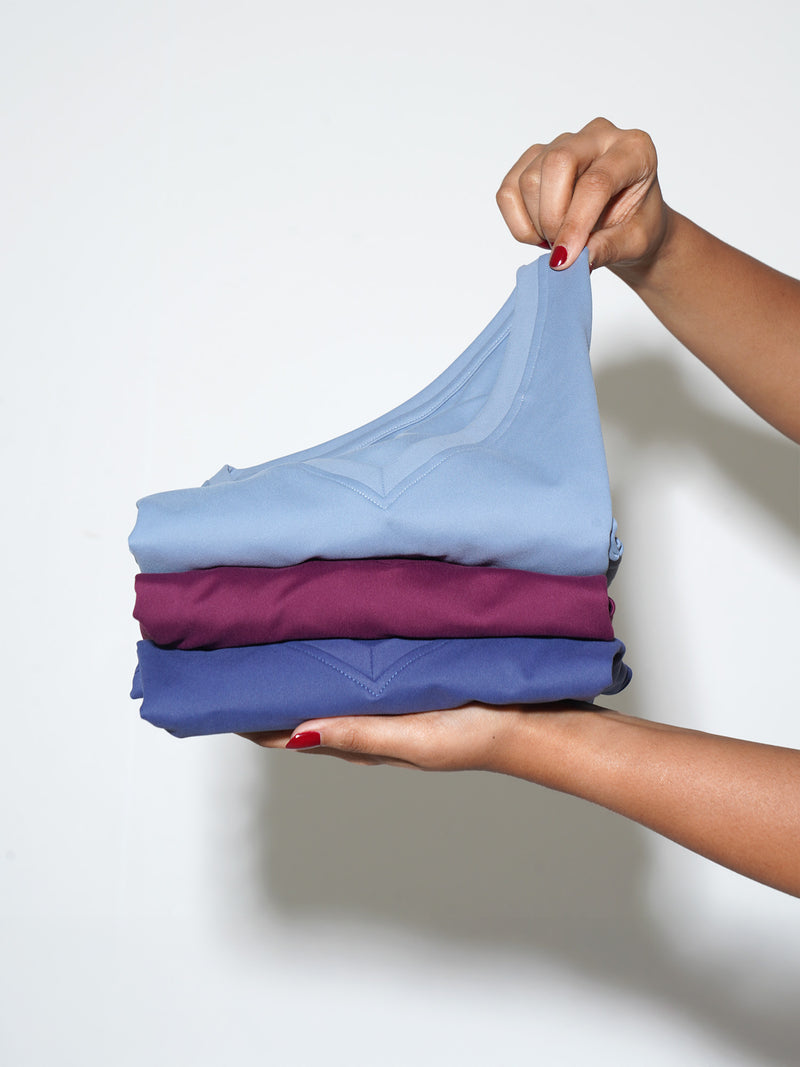 Staple Sculpt V-Neck Tops - Pack of 3